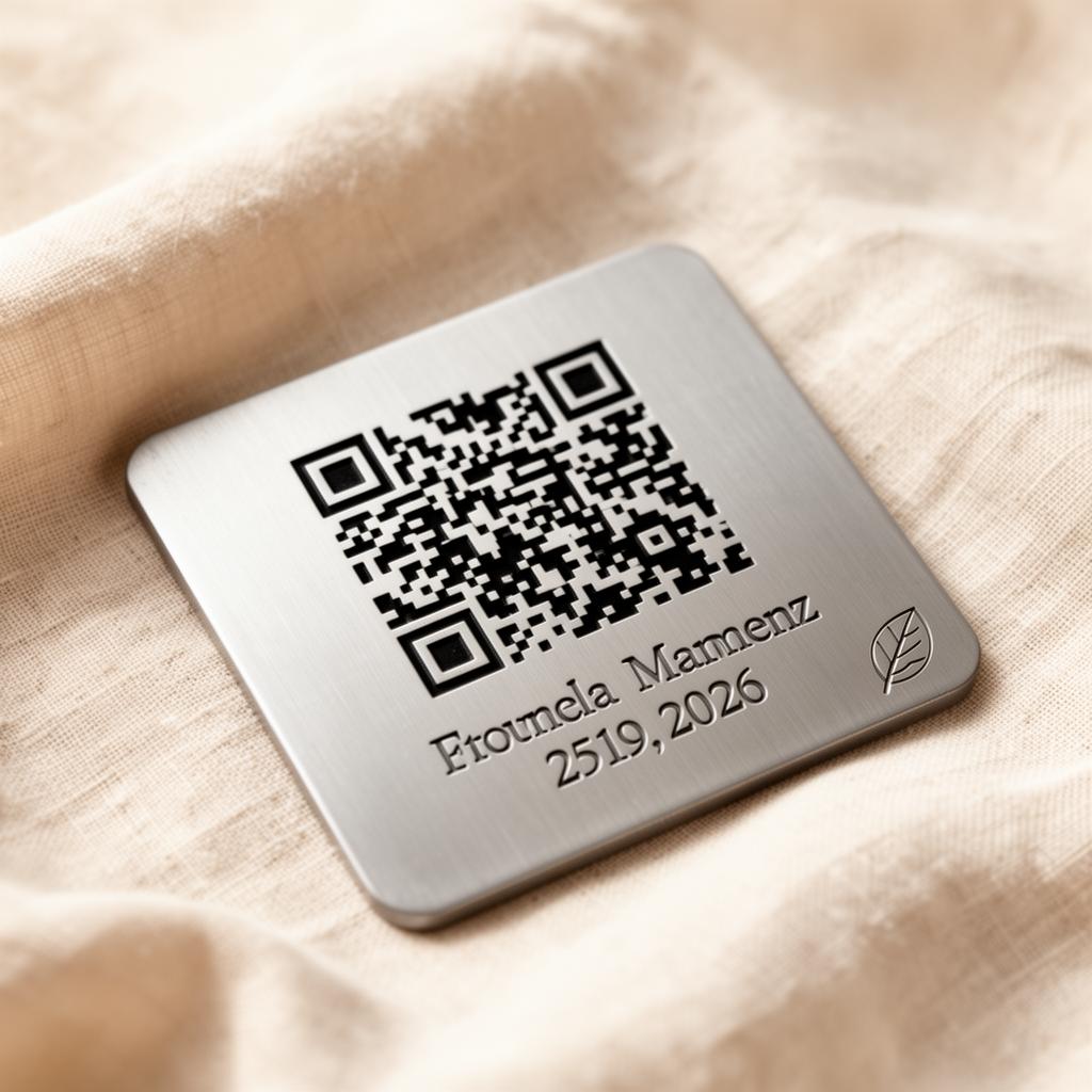 Receive your QR plaque